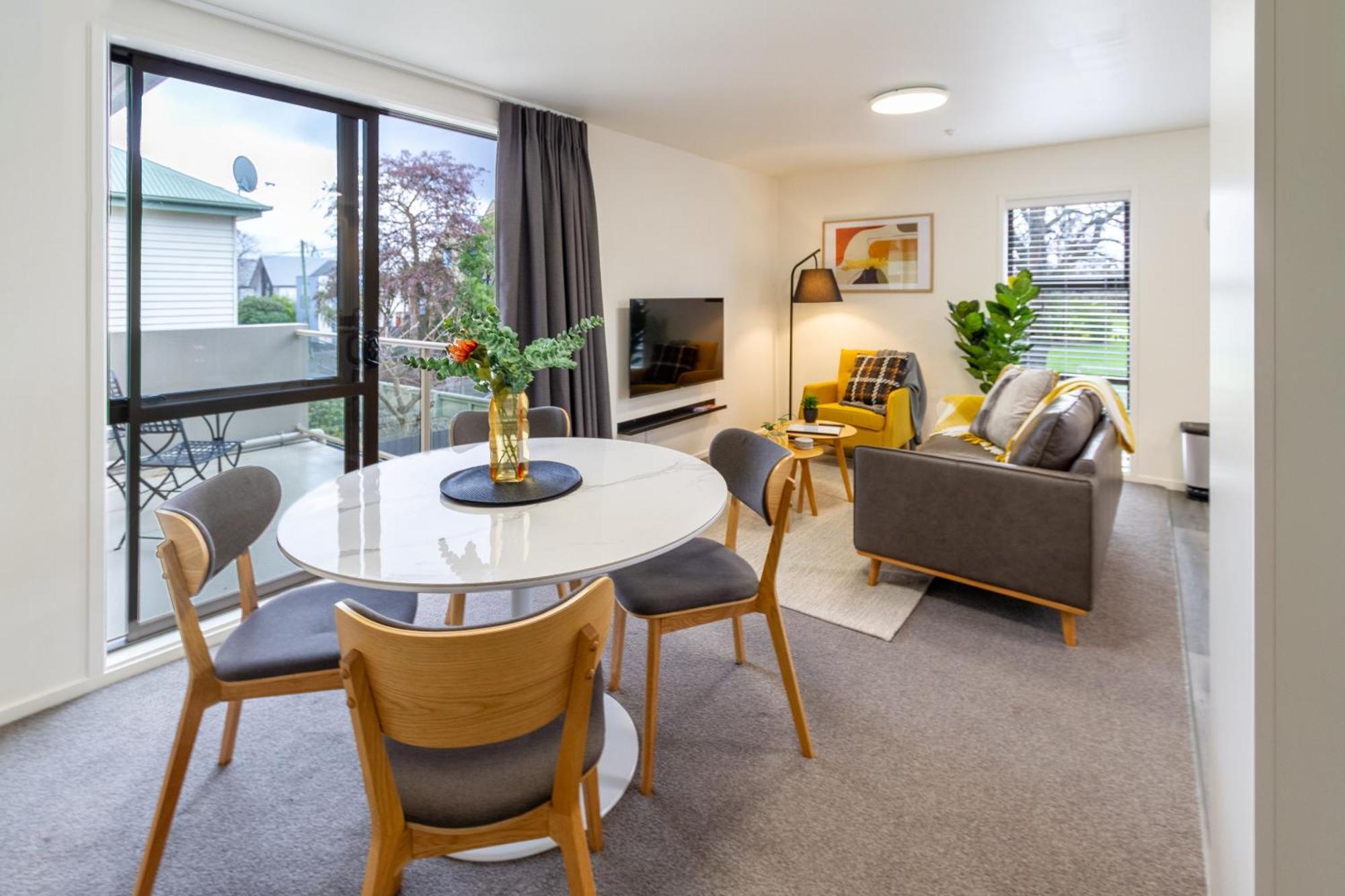 Warm Chch Apartment Park View & Garage Parking Christchurch Exterior foto