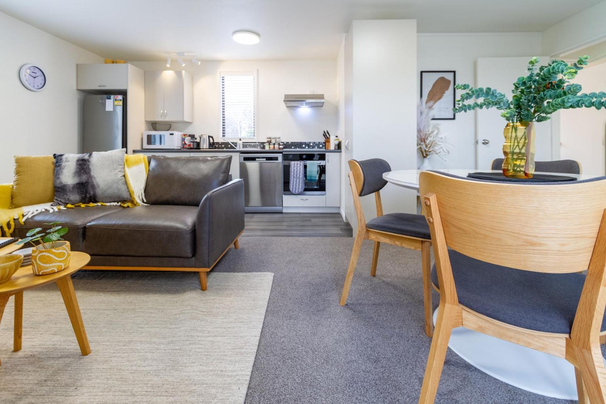 Warm Chch Apartment Park View & Garage Parking Christchurch Exterior foto